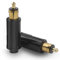 2 Stück DIN Stecker 12V DIN Zigarettenanzünder Adapter Passend für Jede Europäische DIN-Steckdose