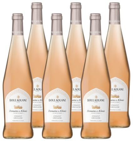 Boulaouane Domaine de Khmis - Vin rosé du Maroc - Lot de 6 bouteilles x 75cl