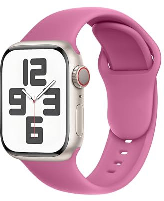 C1 para Correa Apple Watch Ultra 2/Ultra/SE/Series11 10 9 8 7 6(49mm 46mm 45mm 44mm 42mm 41mm 40mm 38mm)-Compatible con Hombre y Mujer,Estilo Original,Ajuste Seguro,Dama rosa