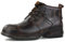 OSSTONE Vintage Marrone Design della punta in metallo per una maggiore resistenza agli urti Stivali da moto per uomo Caviglia camminare moda Lace-Up Pelle Chukka Stivali OS-6015-3-F-9-R