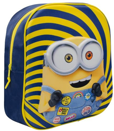 ms móvil shop Mochila Minion Personaje Bob 3D de 30 cm, de vuelta al cole | Producto Oficial