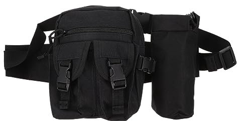 JUMPLAWN Outdoor Wasserflaschen-Tragetasche Verstellbare Kettle-hängetasche Für Camping Multifunktionale Taktische Bauchtasche Für Wanderungen Und Freizeitaktivitäten