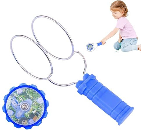 Retro Leuchtender, Magnetisches Gyro-Rad, Leuchtender Led Magnetkreisel, Magnetisches Kreiselrad, Magnetisches Fidget Spielzeug Für Kinder
