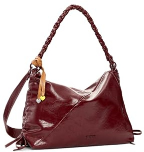 Desigual Schultertasche Umhängetasche Rodio Leiria Shoulder Bag Garnet weinrot