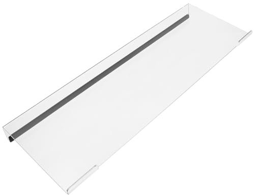 GARIOUANS Acryl Keyboard Ständer Transparent mit Geneigter Tastaturablage Ergonomischer PC Tastaturhalter für Schreibtisch rutschfeste Glatte Kanten Kompatibel mit Meisten Zufällige Farbe