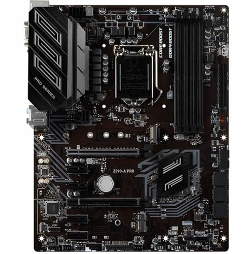 Placa Madre Fit For MSI Z390-A Pro | LGA1151 M.2 USB 3.1 Gen DDR4 HDMI DP Dual Gigabit LAN ATX Z390 Placa base for juegos