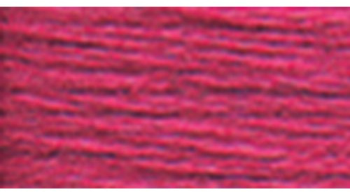 DMC 117-3804 Mouline Stranded Cotton Six Strand Embroidery Floss Thread, Dark Cyclamen Pink, 8.7-Yard