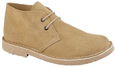 Roamers Originals Mens Desert Boots Camel Size 9 UK