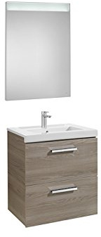 Roca A855935321 Set Esp Esche, 600 LEDs, 2 C, Badezimmerzubehör, Prisma und Spiegel
