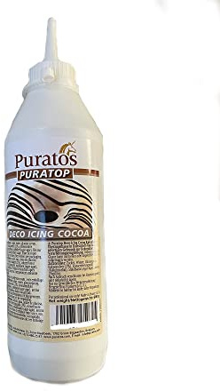 Hack Spritzglasur dunkel, 881, für Kuchen und Gebäck, 1x 600 ml Flasche