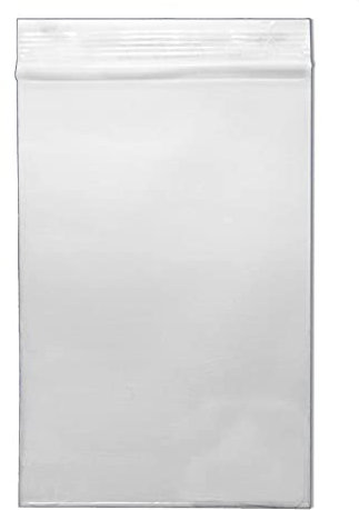 WeltiesSmartTools Druckverschlussbeutel 60x80 mm Zip Beutel 6x8 cm Druckverschluss Zipper-Beutel Polybeutel LDPE-Folie Transparent Lebensmittelecht; 100 Stück