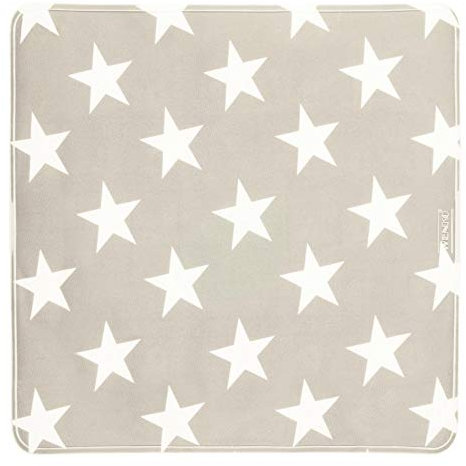 WENKO Duscheinlage Stella Taupe - Antirutsch-Duschmatte mit Saugnäpfen, Kunststoff (TPR), 54 x 54 cm, Taupe