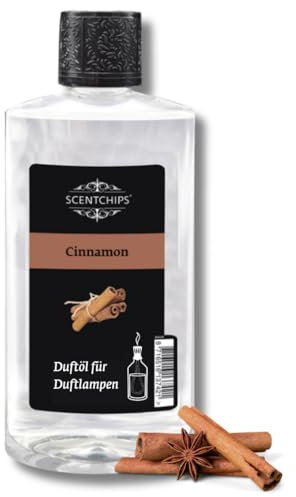Scentchips® Duftöl Zimt – Aromaöl für Diffuser & Duftlampen – Raumduft & Parfümöl – Nachfüllflasche 475ml