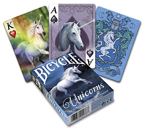 Bicycle Anne Stokes Unicorns [KARTY]
