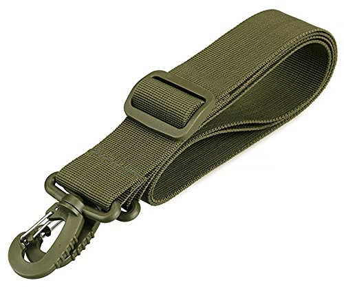 Taktische Taschengurt, 155cm Verstellbarer Ersatz Schultergurt, 3.8cm Breit, Schulterriemen zum Wechseln, Taschenriemen für Schultertasche, Tragetaschen, Reisetasche, Sporttasche