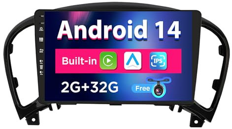 SXAUTO Android 13 Car Radio Suitable for Nissan Juke J15 (2010-2019) / YF15 Infiniti ESQ (2011-2017) - Camera Free - [2G + 32G] - 2 Din - 9 Inch - Supports DAB SWC 4G WiFi BT. Carplay Android Car
