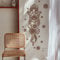 SPORTARC Fliesenaufkleber, Mandala Palme Lotus Wandaufkleber Schlafzimmer Wohnzimmer Dekorative Wandaufkleber Selbstklebend