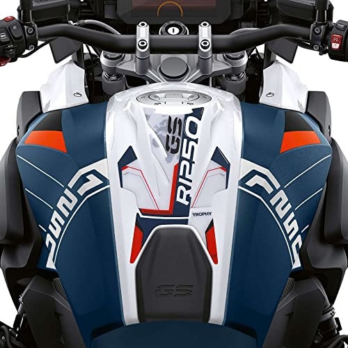 labelbike - 3D Tankpad Aufkleber aus Kunstharz Dekoration und Schutz des Motorradtanks kompatibel mit BMW R 1250 GS Trophy 2022-2023