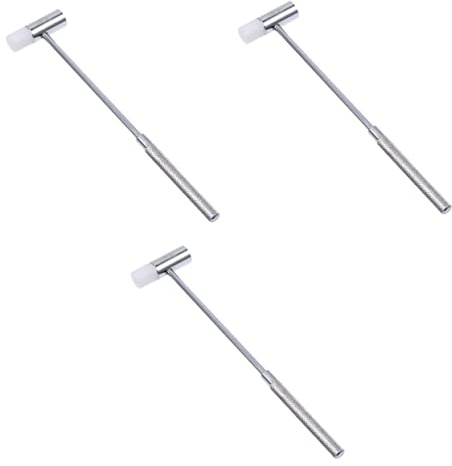 TEHAUX 3stücke Metall Uhrenhammer Werkzeugset Mini Hammer Anpassung Von Metall Und -uhrenarmbändern Langlebig Und Schützend Für Uhrenreparaturen Geeignet Für Schmuck Und Kleine
