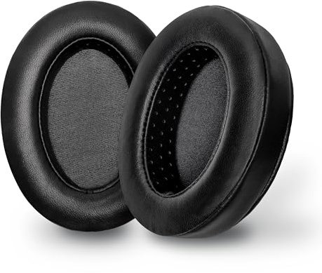 Voarmaks Sheepskin Ear Pads Foam Cushion Compatible with SENNHEISER HD280 Headphone EarPads Cushions Soft Memory Foam Premium Black Leather