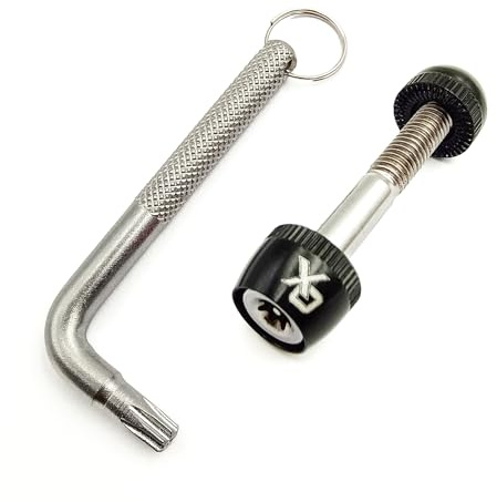 ONIPAX Bike Anti-Theft Seatpost Lock M6x45mm Tamper-Resistant Security Bolt | Cr-Mo steel and alloy, urban commuter parking, tamper-resistant saddle protection, proprietary 7-lobe anti-theft key design