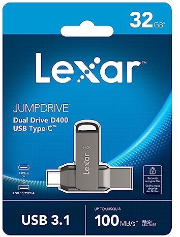 Clé USB Lexar Dual Type C 32 Go Gris