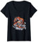 Femme Dragon chinois pour le Nouvel An 2024 Dragon T-Shirt avec Col en V