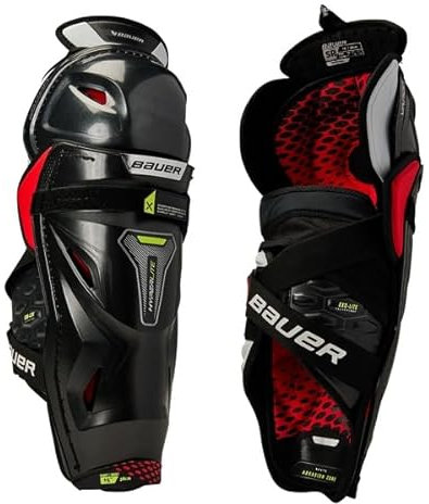BAUER Vapor Hyperlite Eishockey Schienbeinschoner, Intermediate (Größe: 13.0)