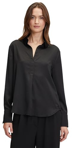 Betty & Co Damen Satin-Bluse unifarben
