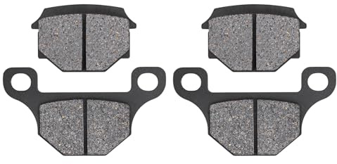 AHL 2 Paare Vorne/Hinten Bremsbeläge FA093 Kompatibel mit Rieju MRT 50 (Single piston caliper) 2009-2015