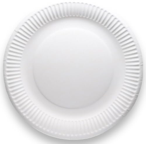 150 Pappteller Weiß Rund 26 Cm Ø Einweg Teller Pizza Torte Kuchen