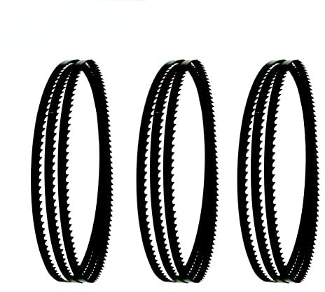 BomDog Bandsägeblätter, 3 Stück, Bandsägeblätter, 1400 X 6,35 X 0,35 Mm, 14 Tpi, Holzbearbeitungswerkzeuge, Zubehör, Holzschneiden/6 Tpi/Wood Cutting