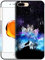 GlamCase for iPhone 7 Plus/iPhone 8 Plus - Space Galaxy Wolf Face Design Printed Slim & Sleek Cute Plastic Hard Snap on Protective Designer Back Phone Case/Cover for iPhone 7 Plus / 8 Plus
