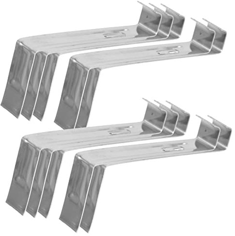 Veemoon 20stücke Edelstahl Haken Dachziegel Clips Zum Aufhängen Im Außenbereich Ziegelklammern Fassadenklammern Dachhaken Dachfalzhaken Dachschalungsklammern