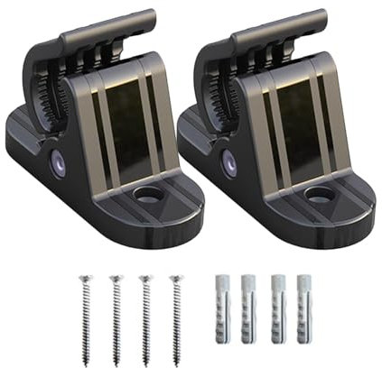 Xvilmaun EV Charger Holder, Charger Wall Mount, 2 x Wall Mount for Vehicle Chargers, Charging Cable Holder, Electric Vehicle Charging Hook, EV Charger Support Clamp for Most Electric Vehicles