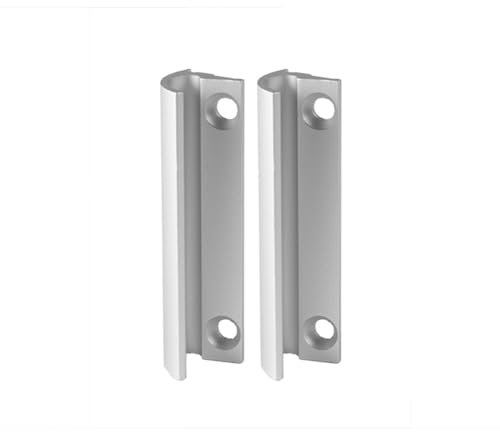 2 x INOVATEC Ziehgriff aus Aluminium für Fliegengitter Terrassentür Balkontür silber