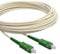 Conectra® - Cavo patch in fibra ottica | OS2 | Singlemode | Simplex | SC/APC su SC/APC | bianco | ideale per reti domestiche FTTH | Cavo in fibra ottica a fibra ottica (lunghezza 40 metri)