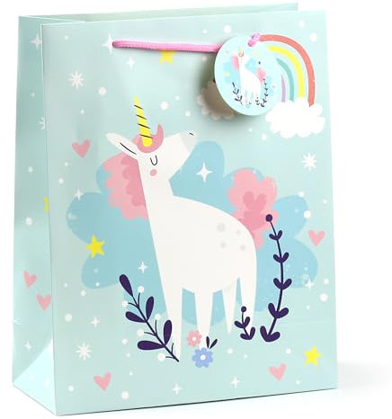 Puckator Bolsa de regalo – Magia del Unicornio – Grande L 33 cm