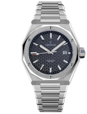 TACTICAL FROG Cronos L6028 Automatische Herrenuhr - PT5000 Uhrwerk 39mm Saphirglas 100M Wasserdicht,Schwarzer Splitter Neues Zifferblatt