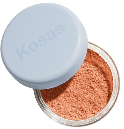 Kosas Loose Cloud Set: Fixier- und Blender-Set, durchscheinend, puderfrei, in durchscheinendem Farbton – Pfirsich ultra-transparent