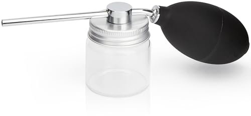 Kieselgur Pulver Staubwedel Garten Staubwedel Applikator Puffer Spender Streuer auf Kieselgur mit Metallrohr Sprühflasche für Bio-Gartenarbeit Landwirtschaft Versorgung