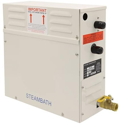 YXZKJZJ Selbstentleerender Dampfgenerator 3-18 kW Nassdampfmaschine Saunamaschine Dampfgenerator Heimgewerbliche Badezimmerdampfmaschine Hocheffiziente schnelle Erwärmung(7KW)