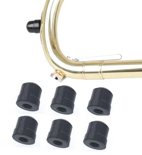 Posaune Slide Silikon Stoßstangenspitzen 6 Stück Messing Instrument Zubehör