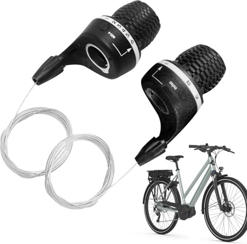 Gear Shifter - ABS , Bicycles Twist Grip Gear Shifters Lever, Effortless Shifting | Enhanced Riding, Brake Replacement Lever Shift Components For ATV Mountain Road Biking Motorcycle Dirtbike Riding