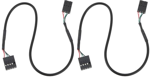 YINETTECH Cable Adaptador Bluetooth USB de 4 Pines A 9 Pines (2 Unidades 30 Cm) para Tarjeta de Red Inalámbrica PCIe de PC.