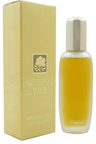 Clinique Aromatics Elixir Eau De Parfum Spray | Cult Classic Luxury Perfume | Notes Of Bulgarian Rose, Ylang Ylang, Patchouli, Jasmine + Vetiver