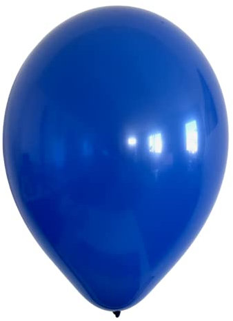 Karaloon G11046 I Dunkelblaue Ballons I 100 x Luftballons blau 28 cm I Helium Ballons mit Ultra High-Float für lange Schwebezeit I Aus Naturkautschuk