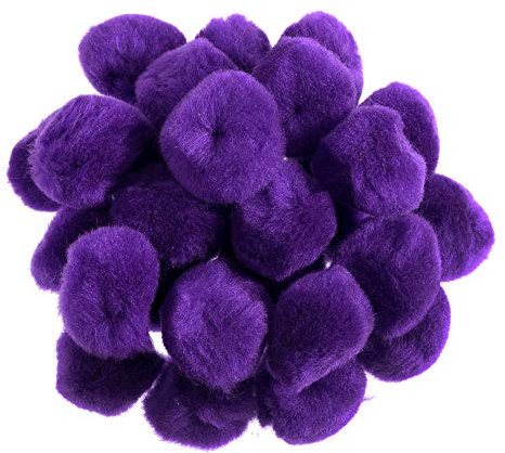 Pompons, 25 mm, Violett