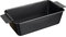 TRI Kottmann Hackbraten-Profi, Backform Ofenform Kastenform für Hackbraten, hitzebeständig antihaftbeschichtet, Metall, 25x14,5x7,7 cm, schwarz