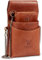 MATADOR Kellnerportemonnaie Leder #VICIO inkl. XXL Kellnertasche mit Gürtel Schlaufe, Luxus Kellner Geldbörse Leder mit edler Geschenk Box und RFID Schutz inkl. robuster Metall Kette, Braun Vintage
